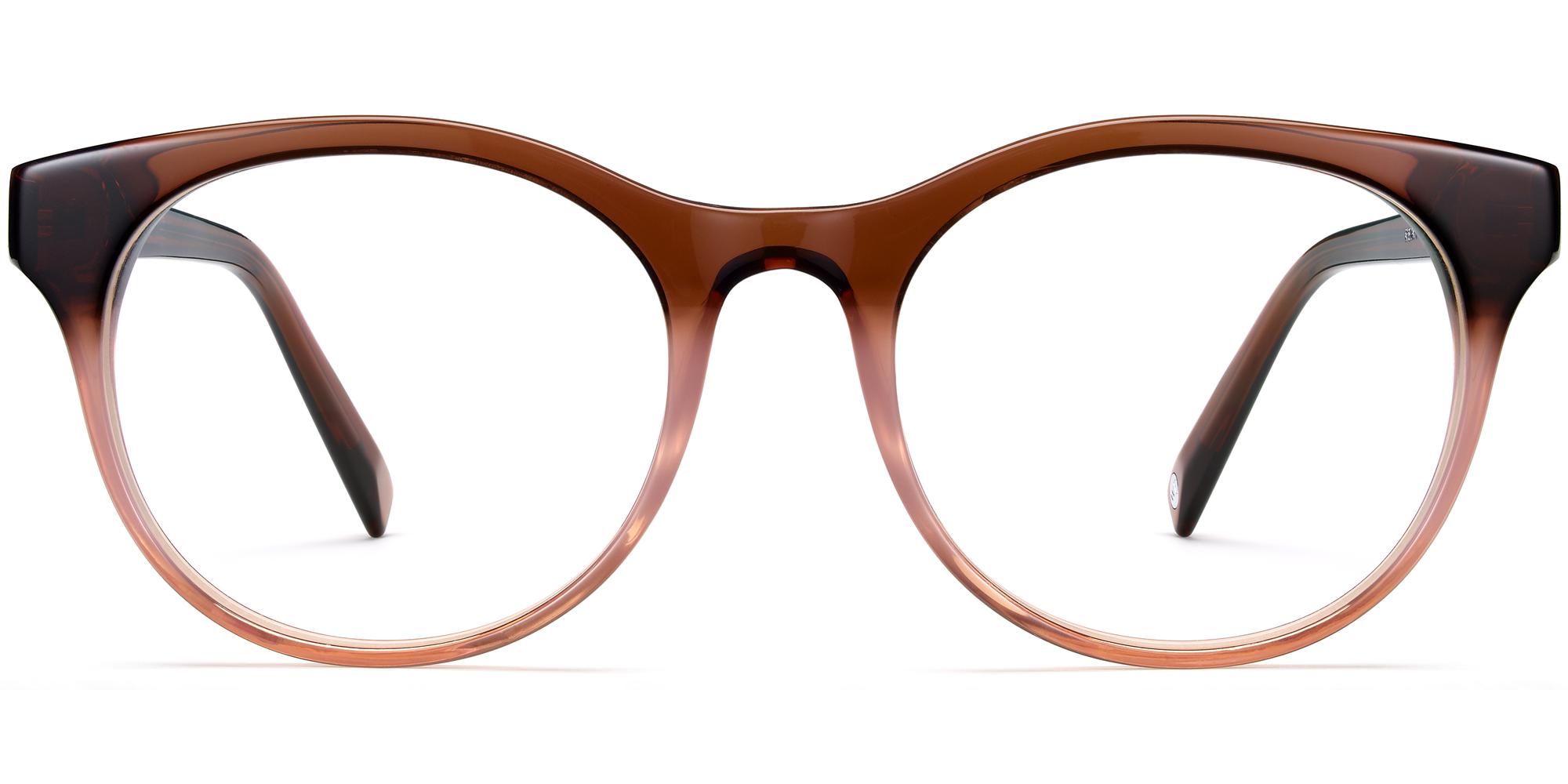 Remy Wide m eyeglasses in Rose Honey Fade (Rx Blue Light)