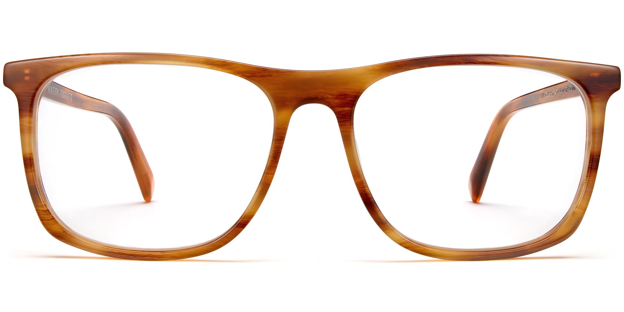 Fletcher f eyeglasses in English Oak - CROSSOVER (High Index Blue Light)