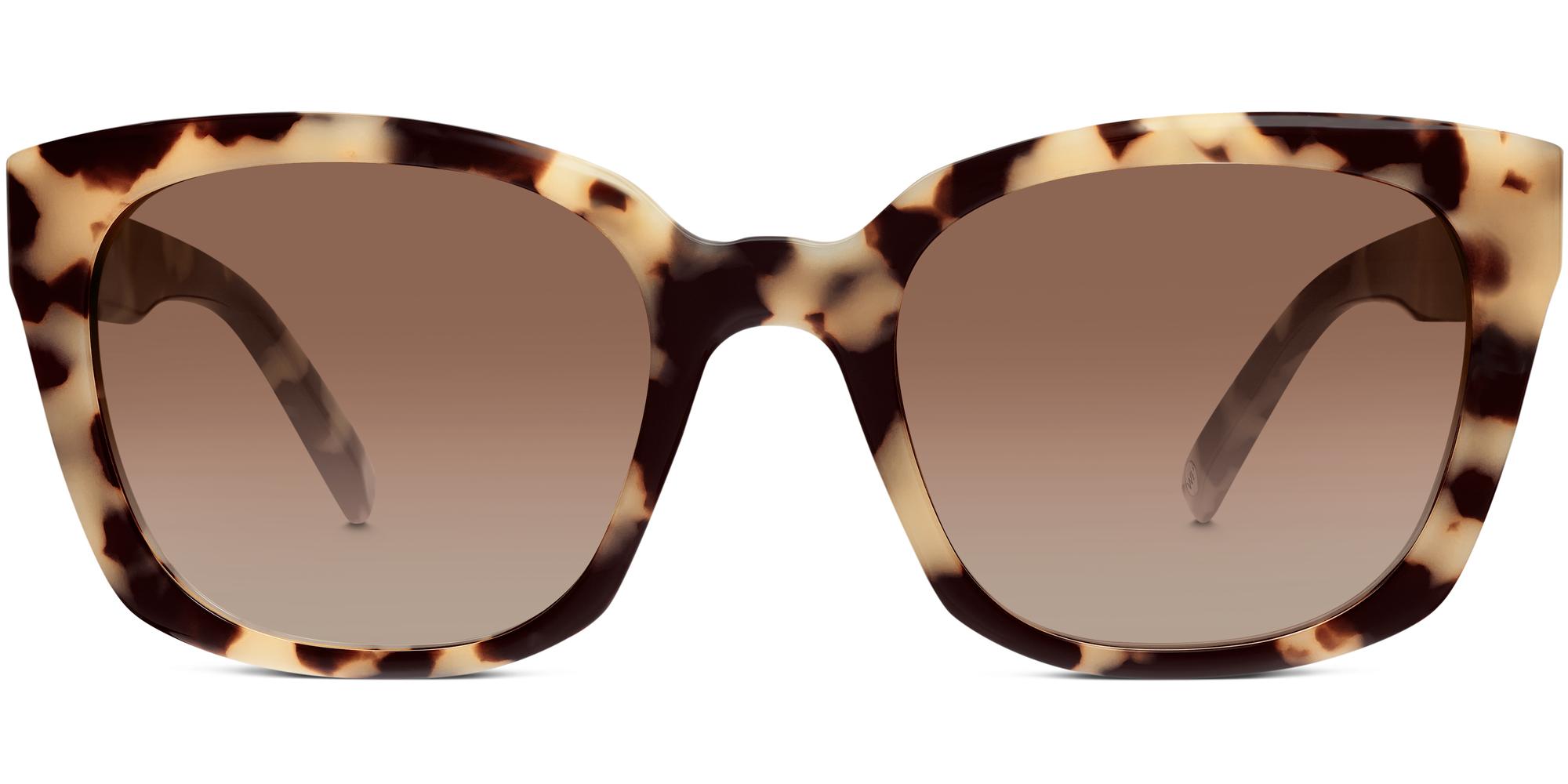 Aubrey f sunglasses in Marzipan Tortoise (Brown Rx)