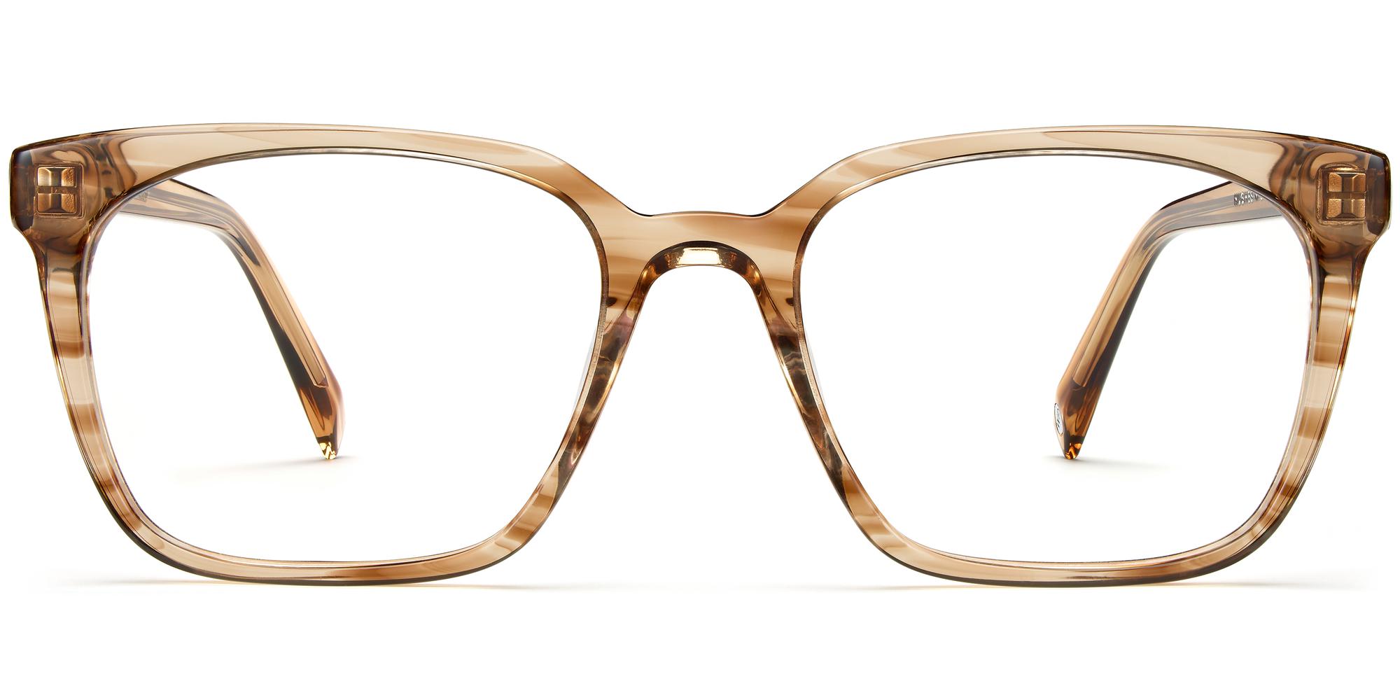 Hughes f eyeglasses in Chestnut Crystal (Rx)