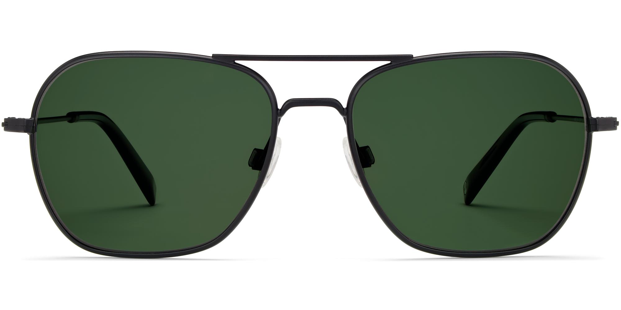 Abe f sunglasses in Brushed Ink (Green Rx)