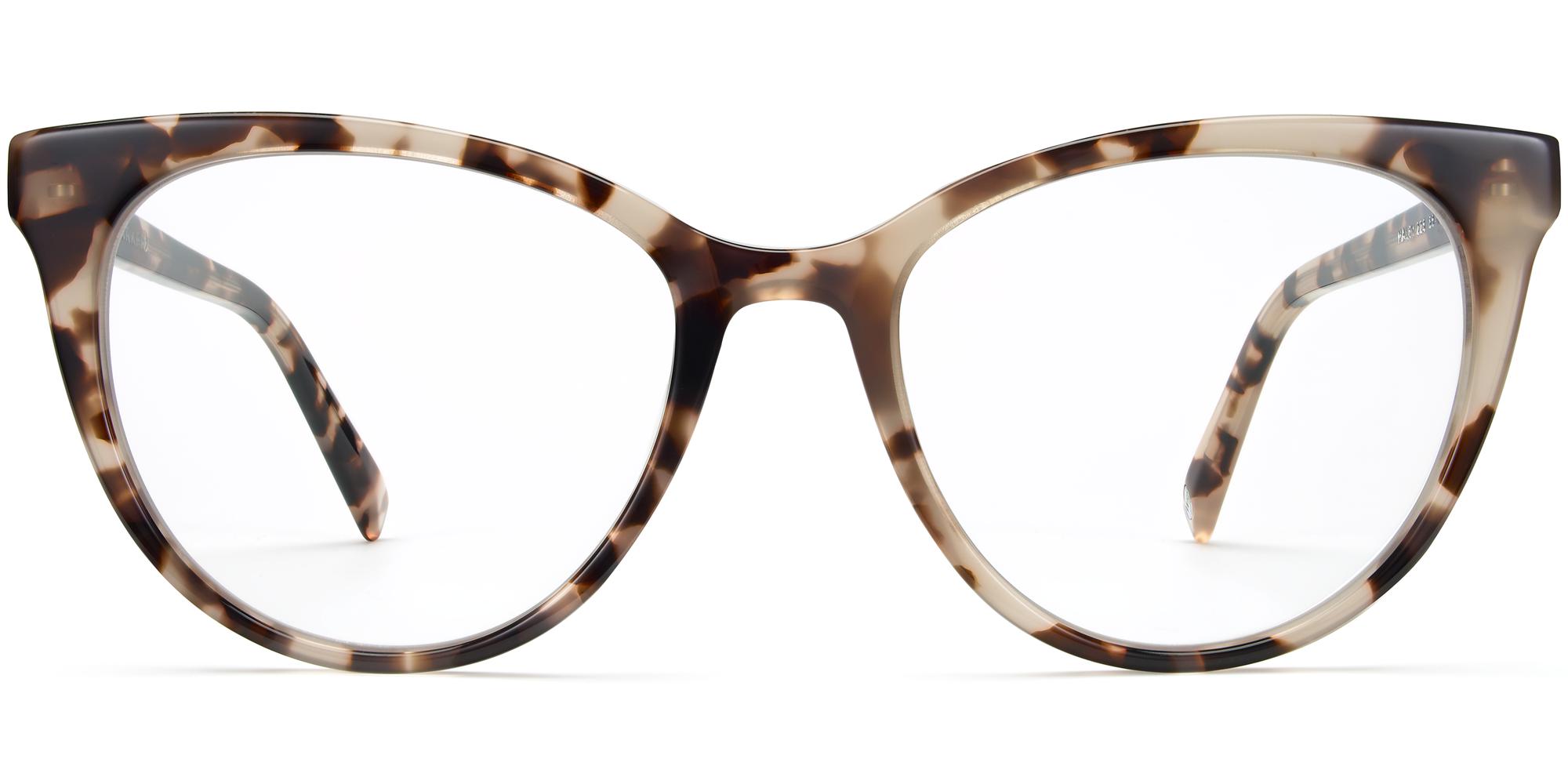 Haley f eyeglasses in Opal Tortoise (Rx Blue Light)