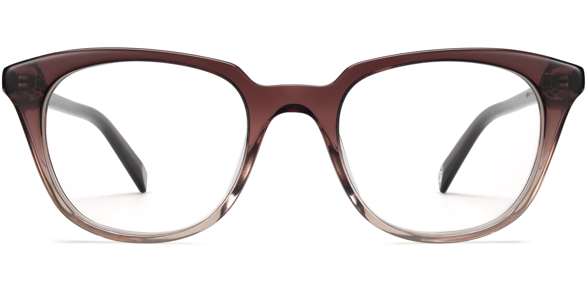 Chelsea f eyeglasses in mauve crystal fade (Rx Blue Light)