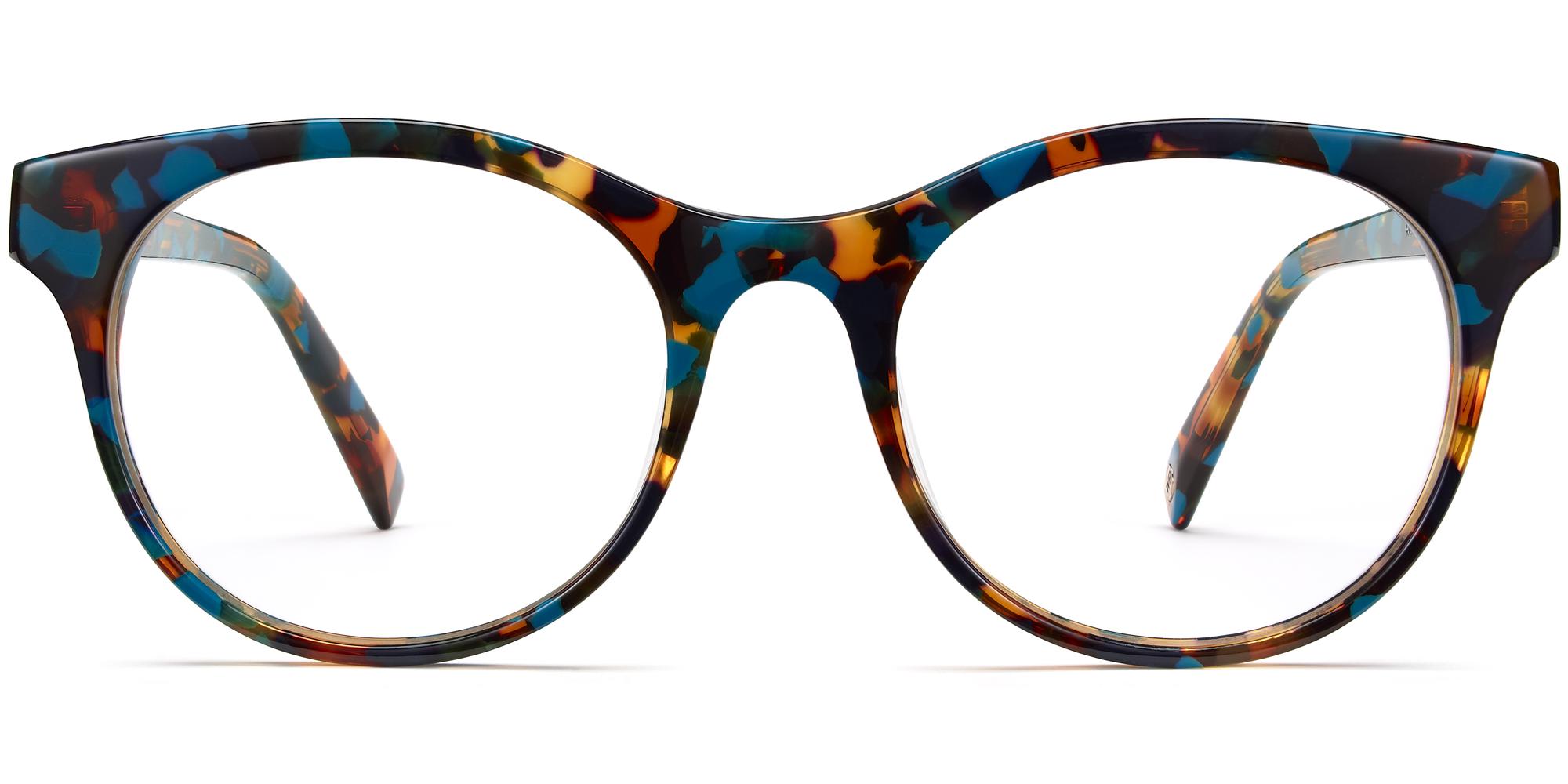 Remy f eyeglasses in Teal Tortoise (Rx Blue Light)