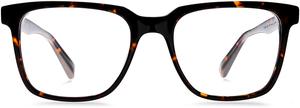 Hughes Eyeglasses in Jet Black for Women