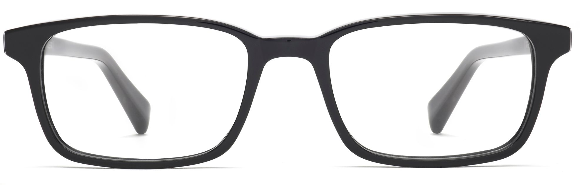 crane eyeglasses in jet black for men warby parker