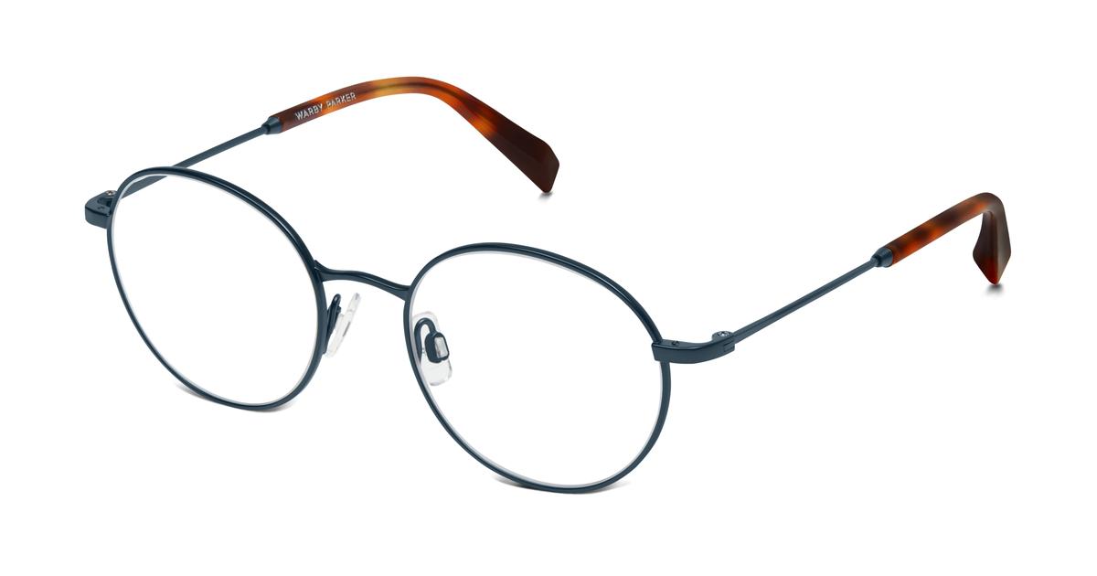 Milton Eyeglasses in Brushed Navy for Men Warby Parker