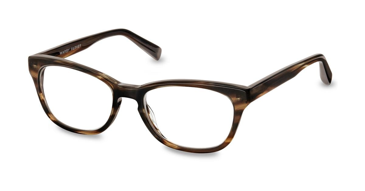 Warby Parker Finch Eyeglasses in Striped Molasses for Women