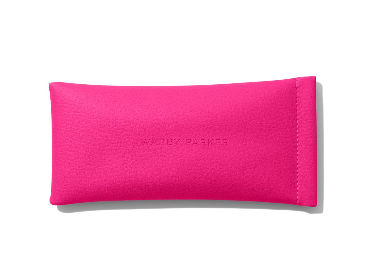 Front view of Parker Pouch - Single in Fuchsia