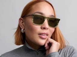 Sutton in Striped Spruce with Caramel Tortoise, thumbnail 3