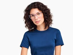 Esme in Bellflower Crystal with Polished Gold, thumbnail 2