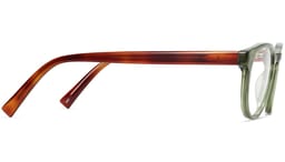 Percey in Seaweed Crystal with Amber Tortoise, thumbnail 5
