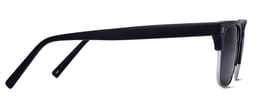 Ames in Jet Black Matte with Polished Silver, thumbnail 4
