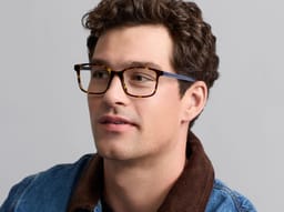 Brady in Ristretto Tortoise with French Blue, thumbnail 2