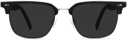 Baird in Jet Black with Polished Gold, thumbnail 4
