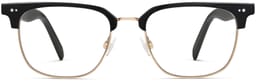 Baird in Jet Black with Polished Gold, thumbnail 4