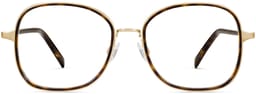 Fernanda in Cognac Tortoise with Polished Gold, thumbnail 4