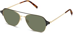 Corson in Jet Black with Polished Gold, thumbnail 1