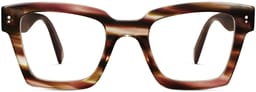 Sonia in Striped Magnolia with Cognac Tortoise, thumbnail 4