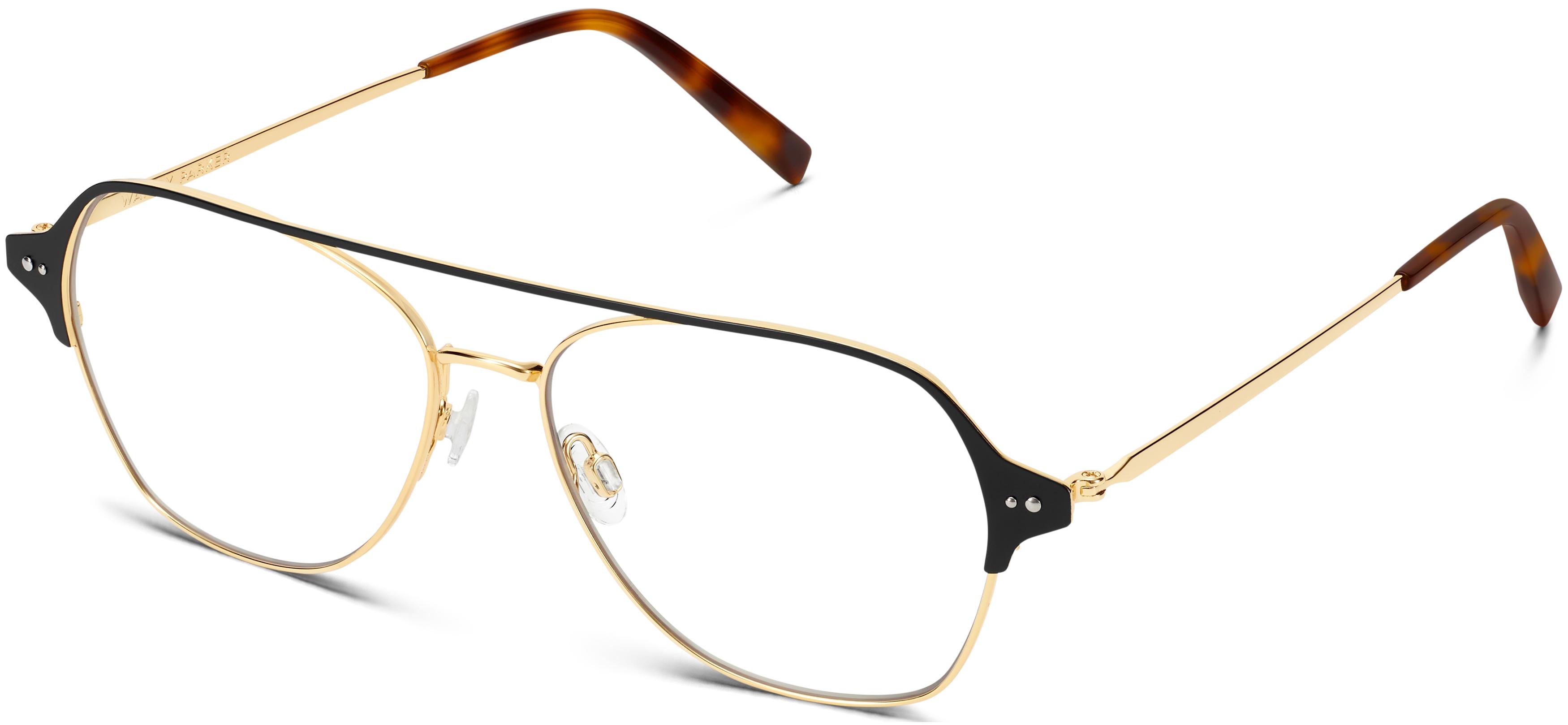 Corson in Jet Black with Polished Gold, image 1