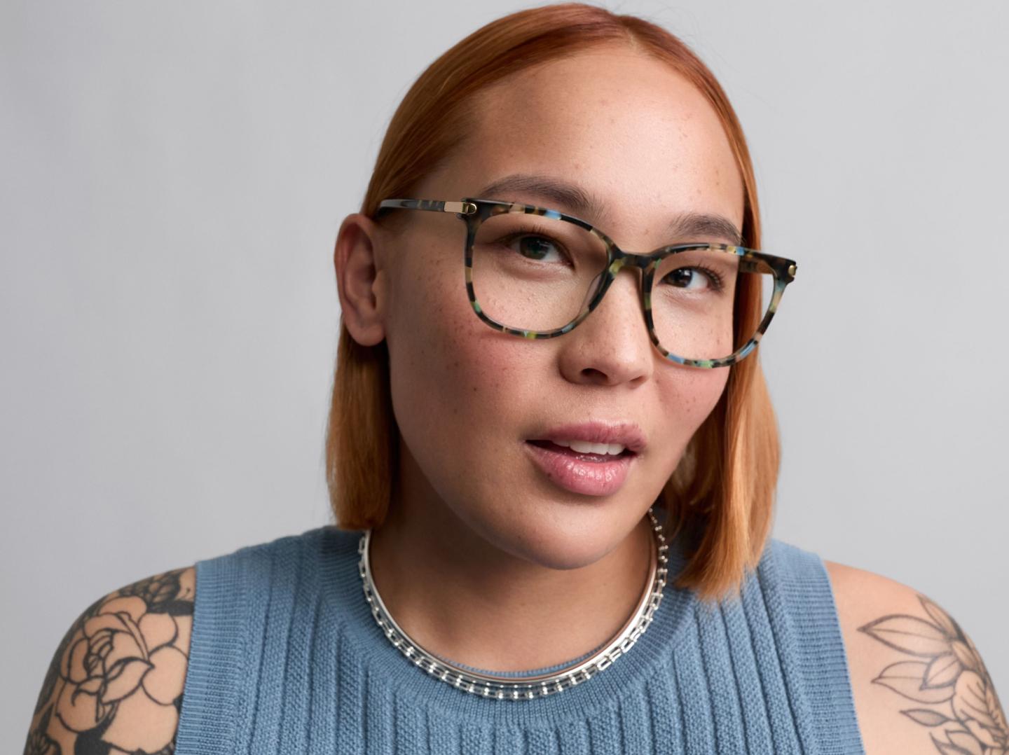 Esme in Aventurine Tortoise with Polished Gold, image 2