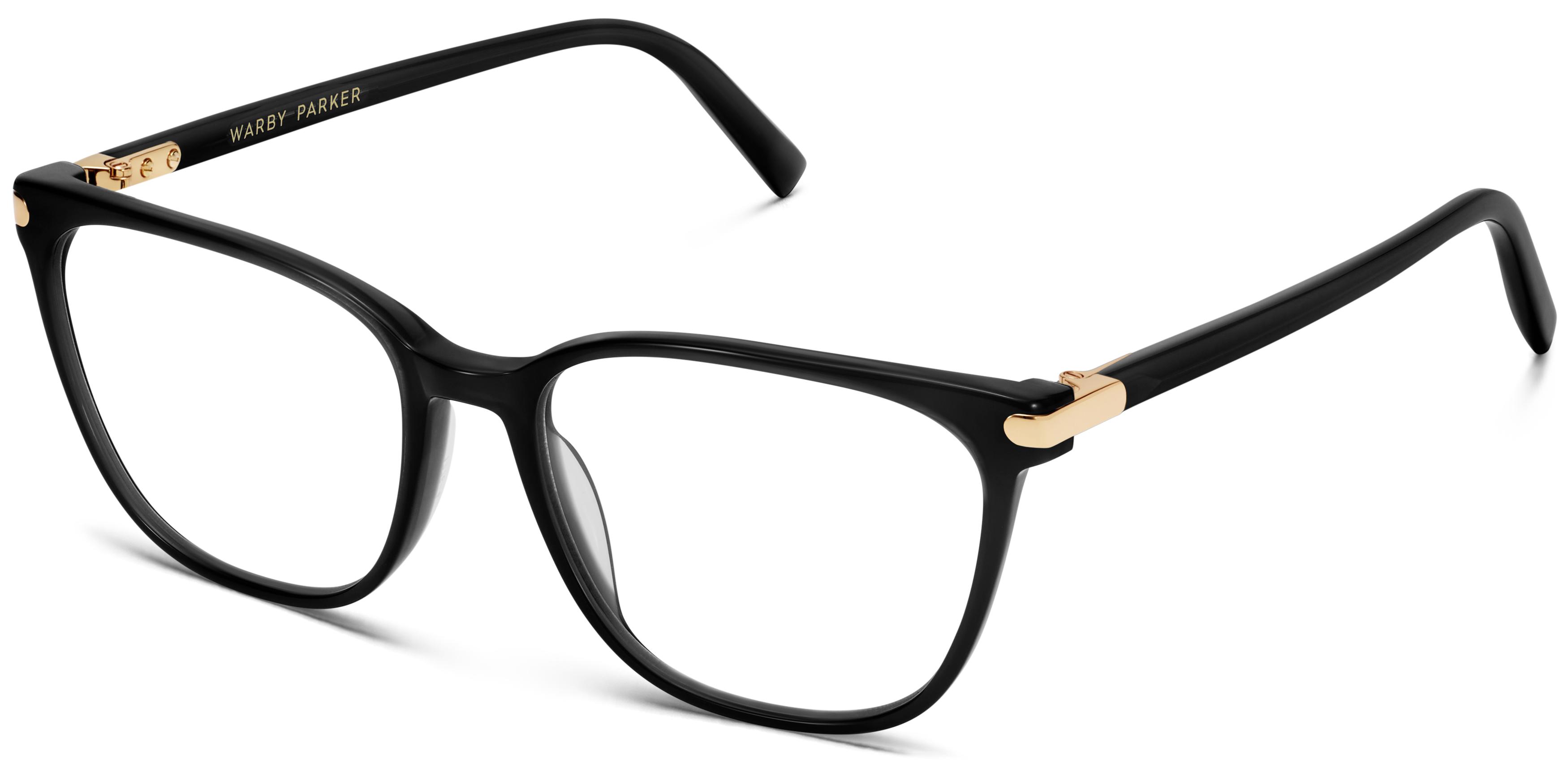 Esme in Jet Black with Polished Gold, image 1