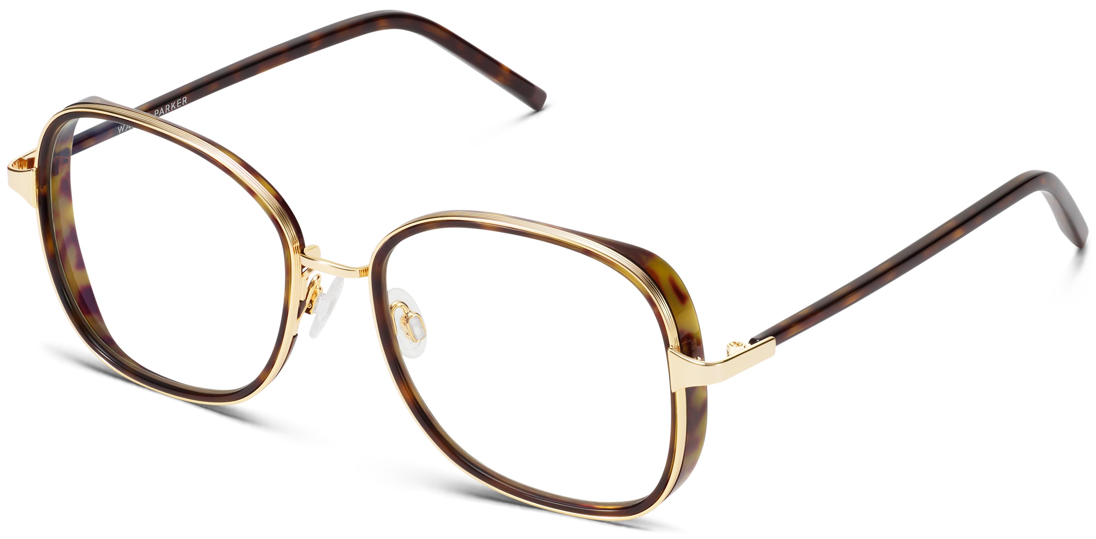 Fernanda in Cognac Tortoise with Polished Gold, image 1