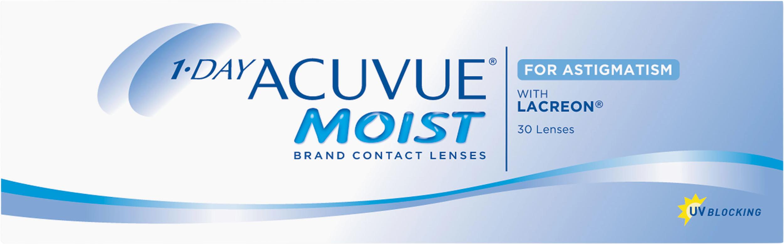 1-Day Acuvue Moist for Astigmatism (30 pack), image 1