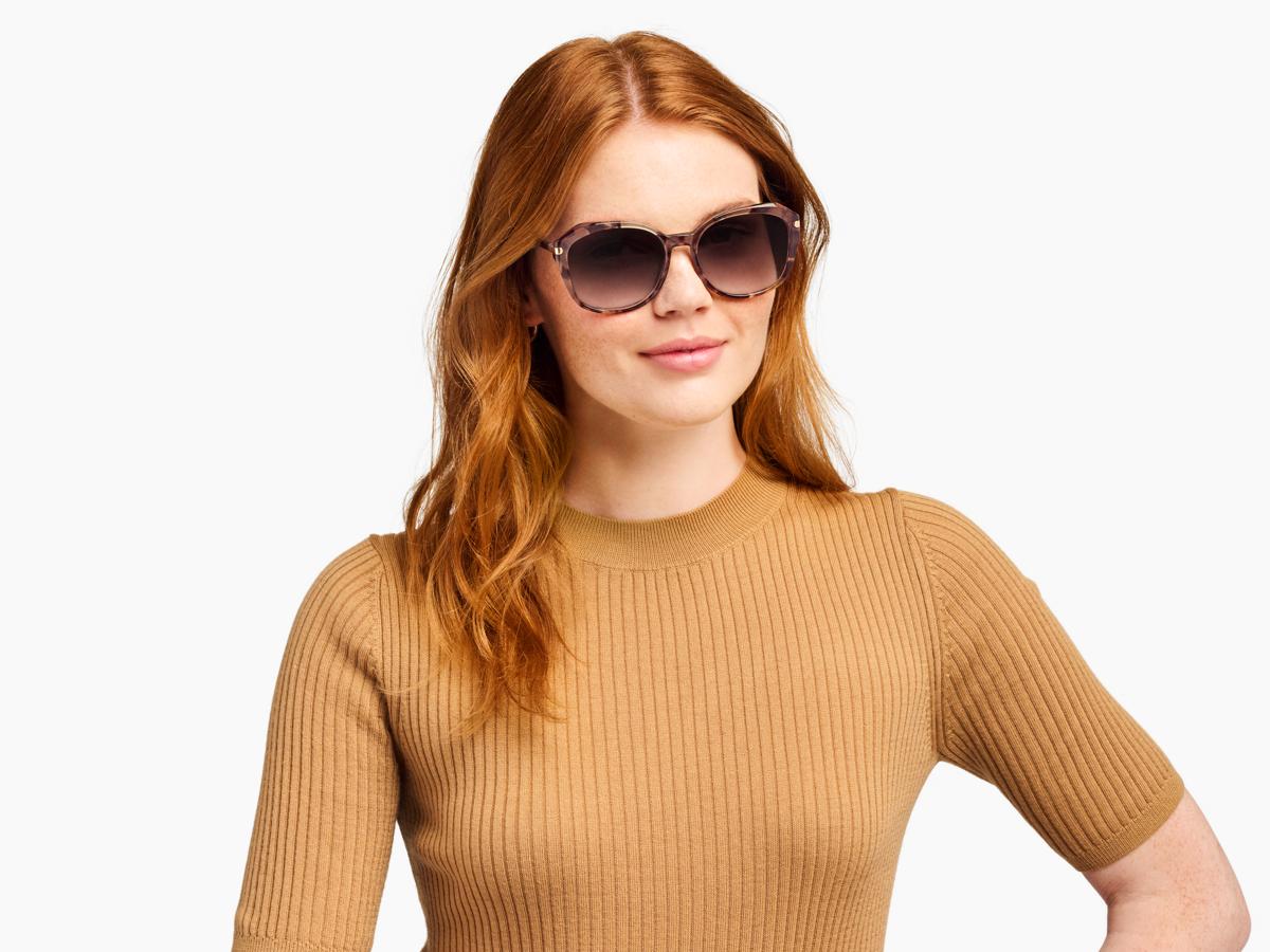 Nancy in Sesame Tortoise with Polished Gold, image 2