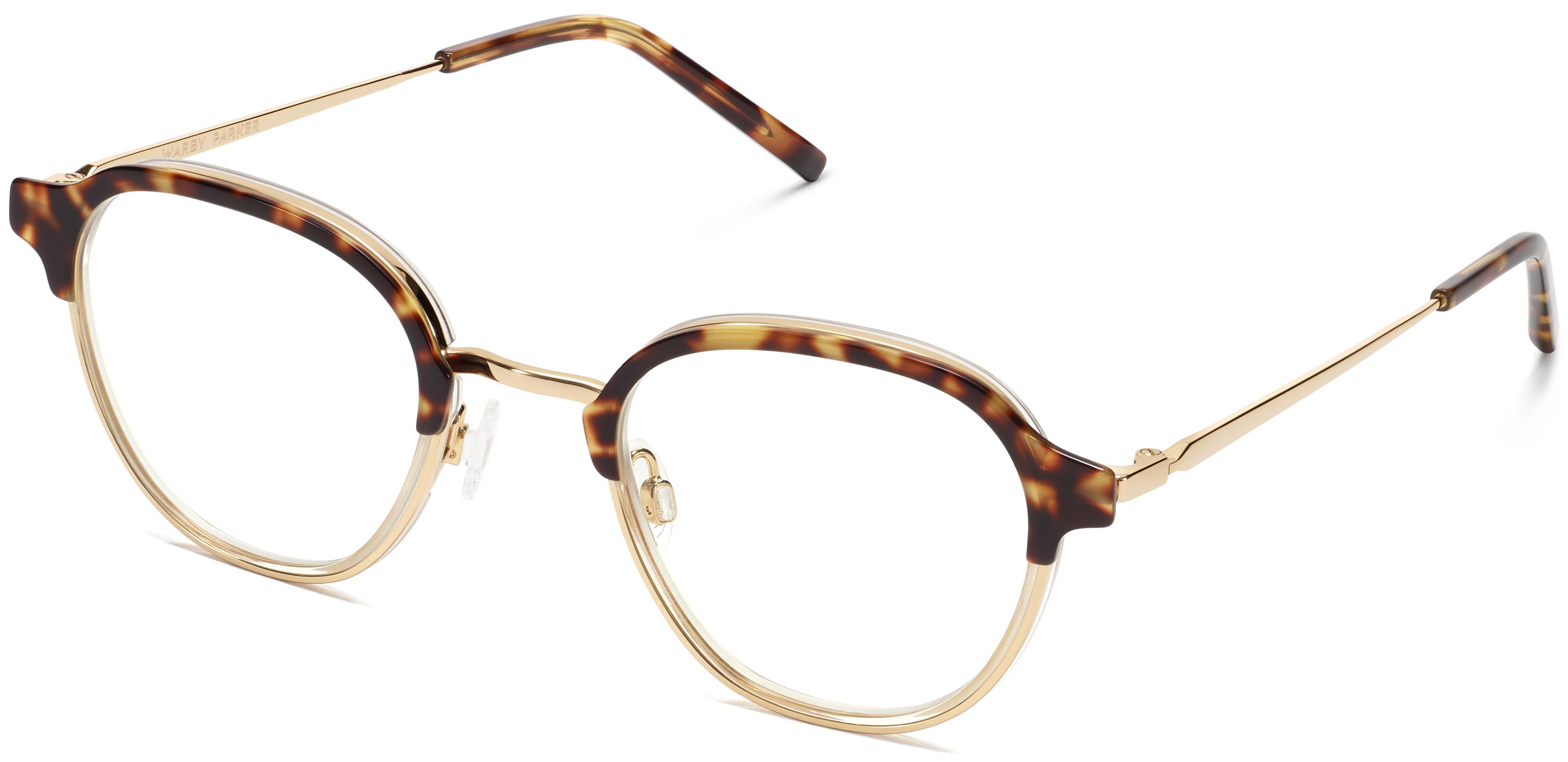 Finnegan in Layered Hazelnut Tortoise with Polished Gold, image 1