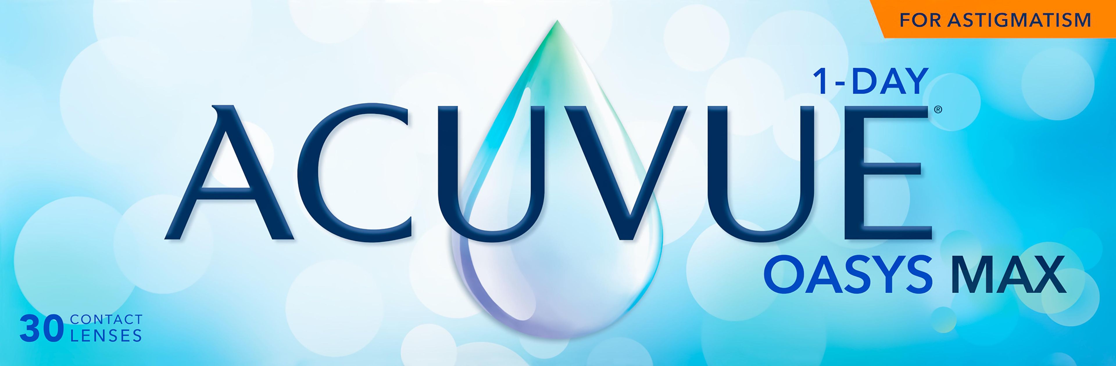 Acuvue Oasys Max 1-Day for Astigmatism (30 pack), image 1