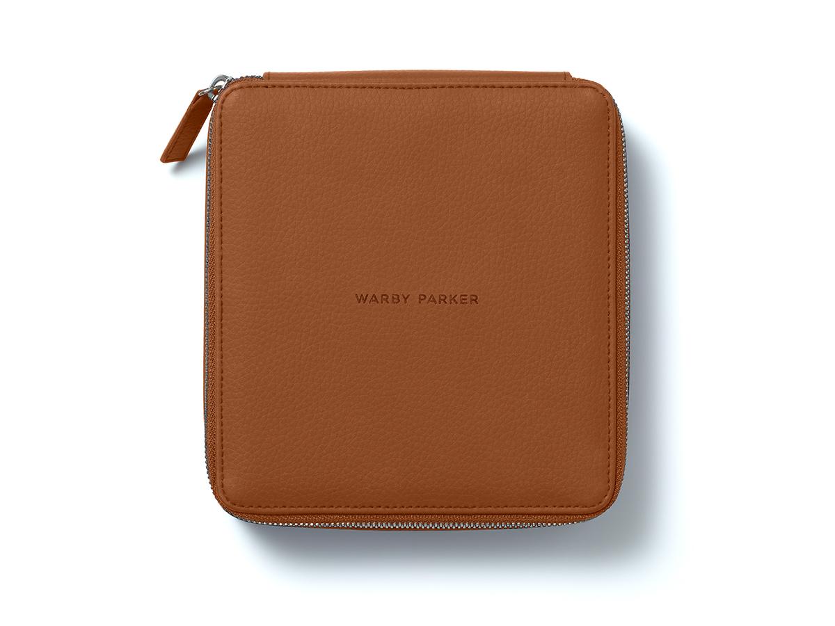 Front view of Parker Travel Case in parker-travel-case