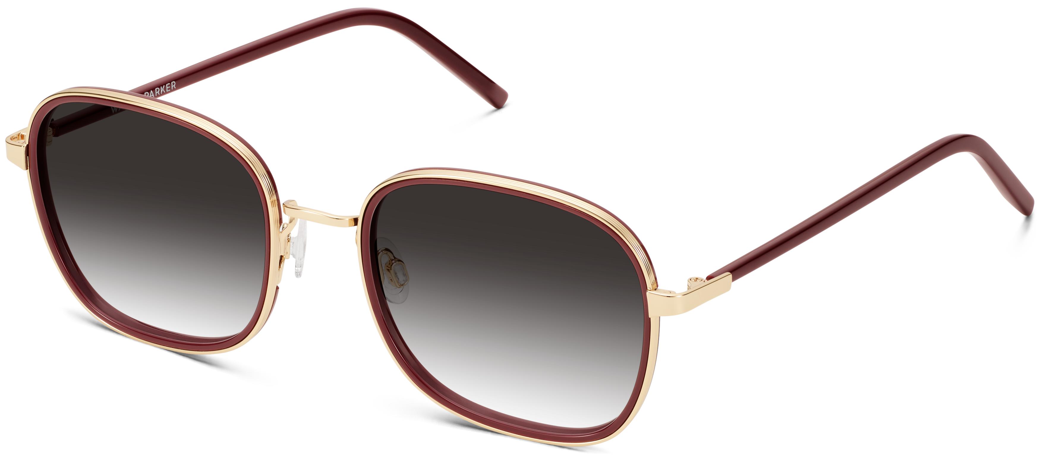 Kerry in Malbec Red with Polished Gold, image 1