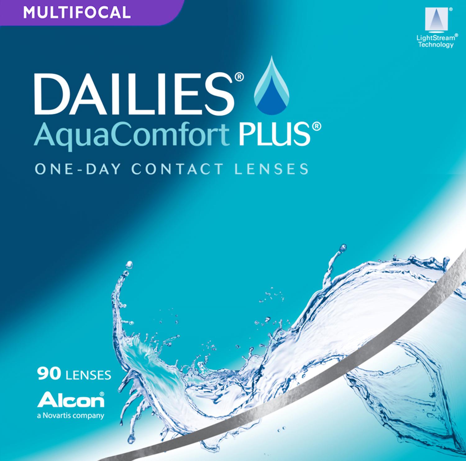 DAILIES AquaComfort Plus Multifocal (90 pack), image 1