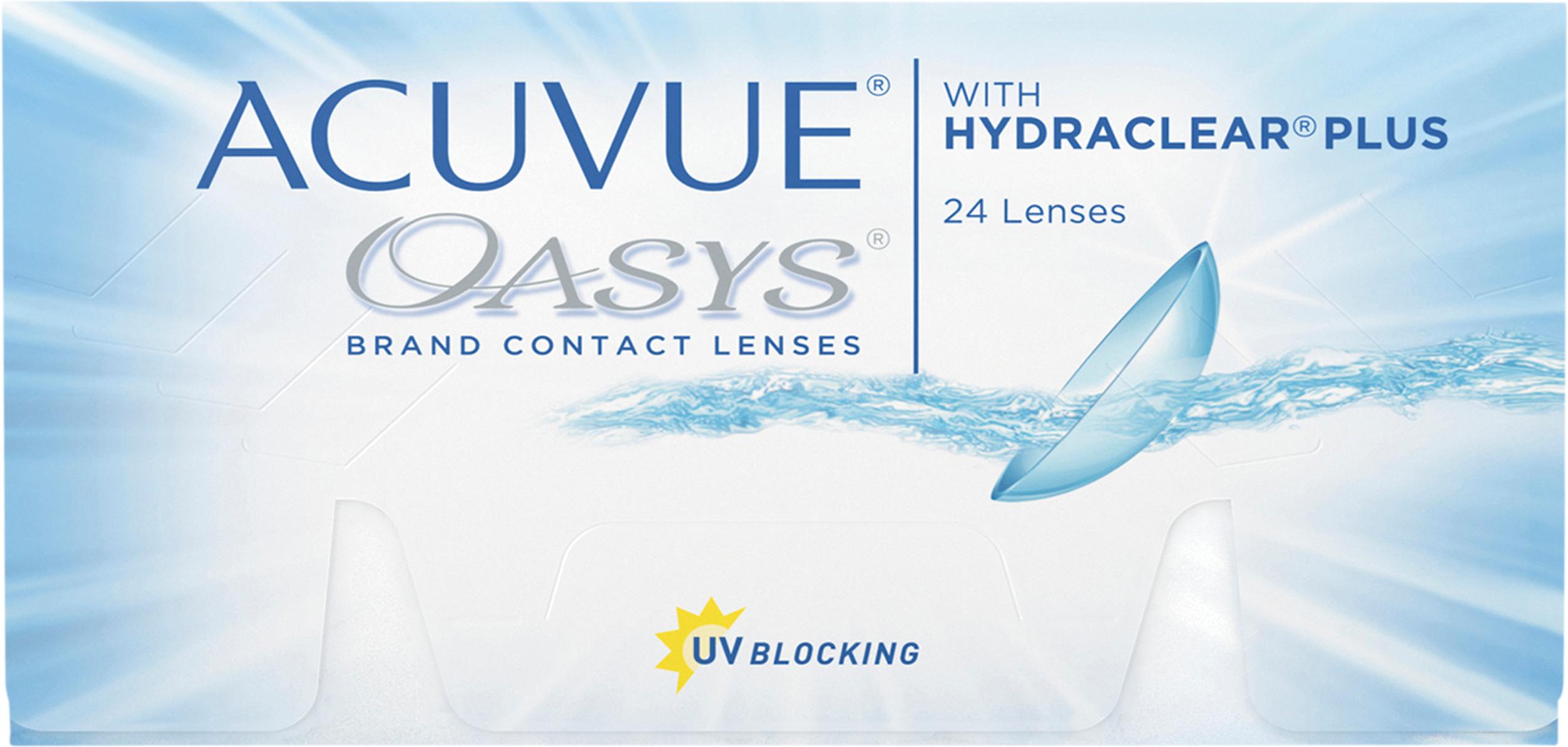 ACUVUE® OASYS with HYDRACLEAR® PLUS (24 pack) contacts, image 1
