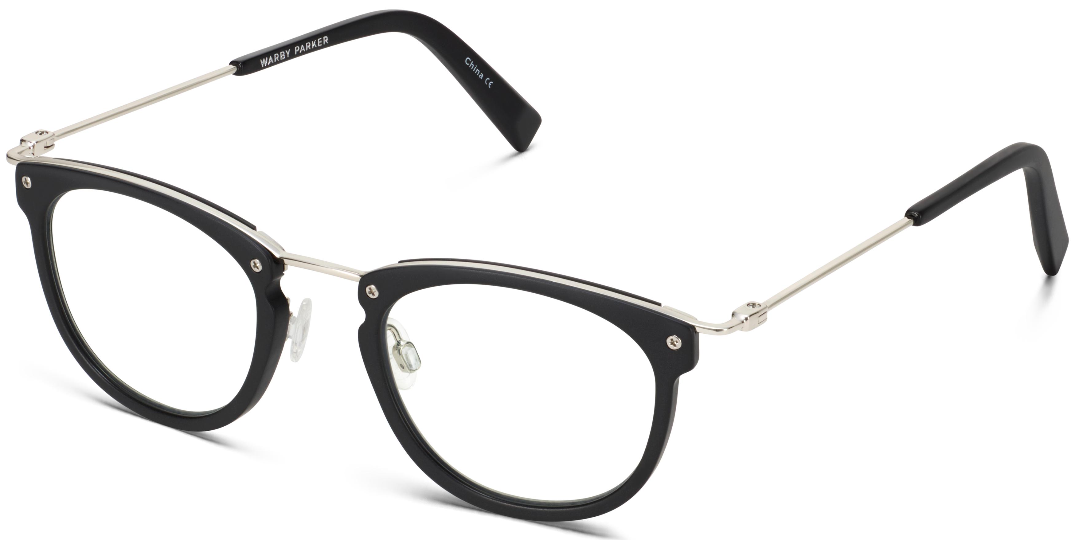 Moriarty in Jet Black Matte with Polished Silver, image 1