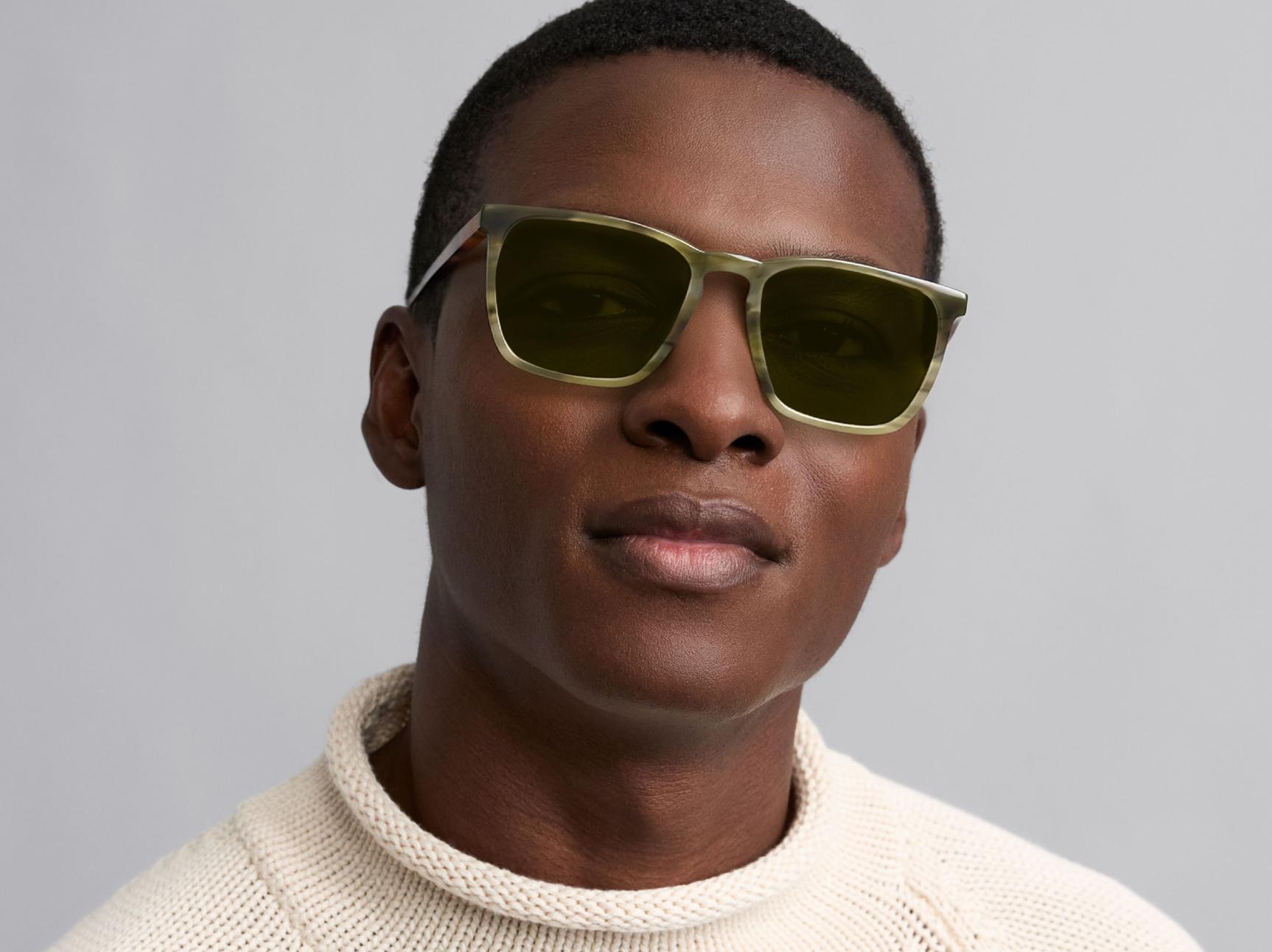 Sutton in Striped Spruce with Caramel Tortoise, image 2