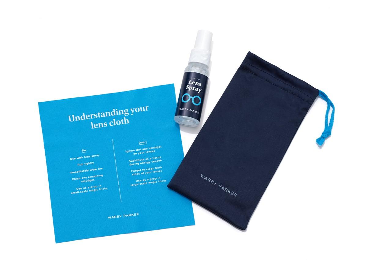 Front view of Clean My Lenses Kit with Anti-Fog Spray in clean-my-lenses-kit-with-anti-fog-spray