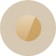 Nutmeg Crystal with Polished Gold