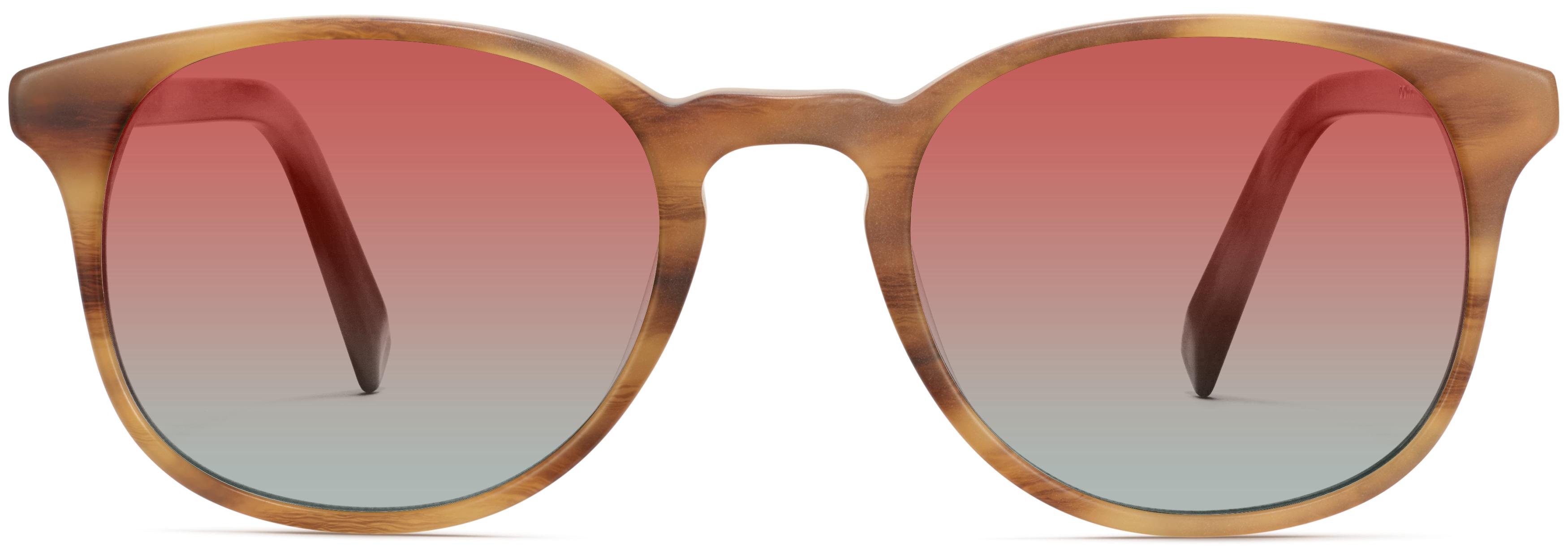 Women\'s Adult WARBY PARKER Blue \'Downing\' 954 48-21 140 Round Sunglasses http:// main image 3