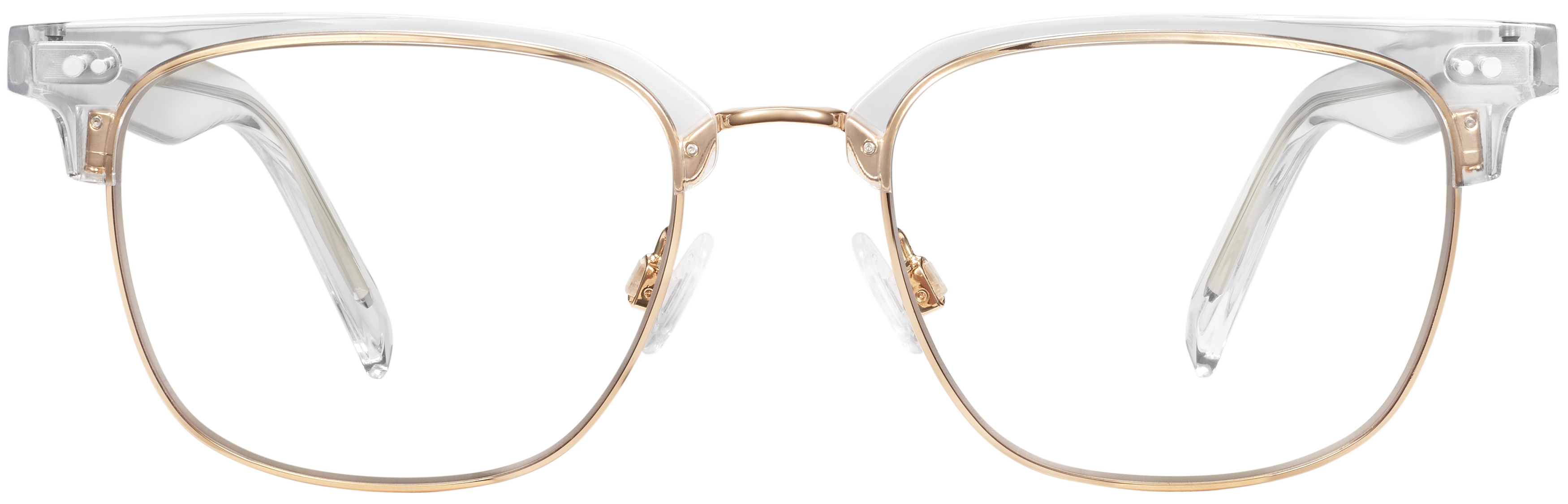 Baird Crystal with Polished Gold, baseTransparent view