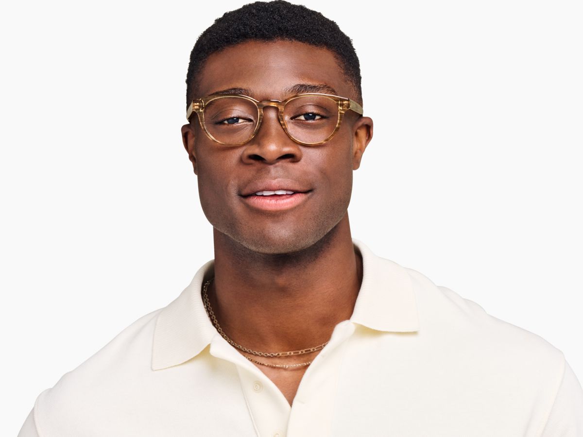Percey Low Bridge Fit Eyeglasses in Chestnut Crystal — Medium