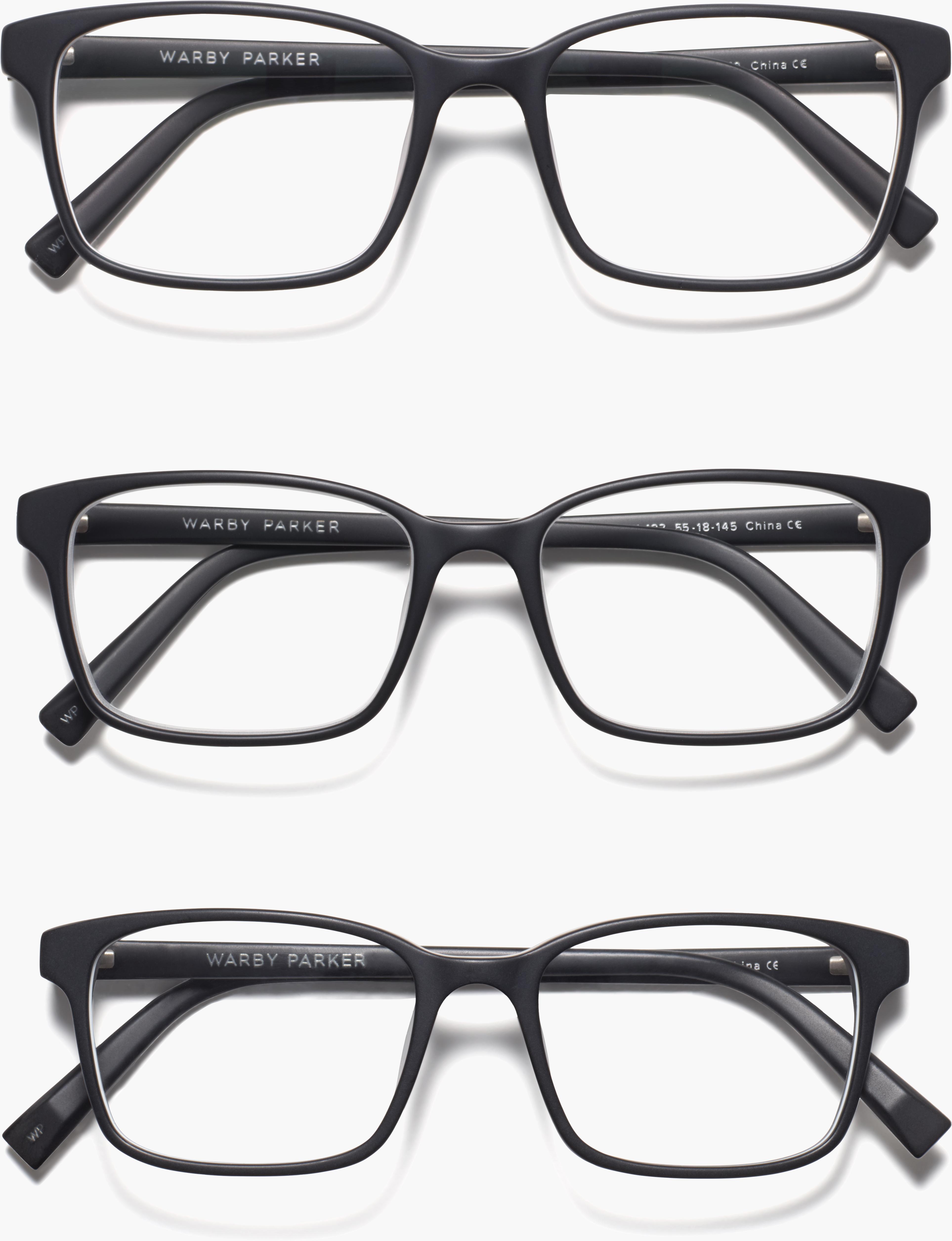 Brady Eyeglasses in Black Matte Eclipse Warby Parker