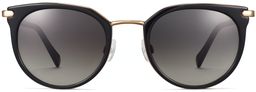 Whittier in Jet Black with Polished Gold, thumbnail 4