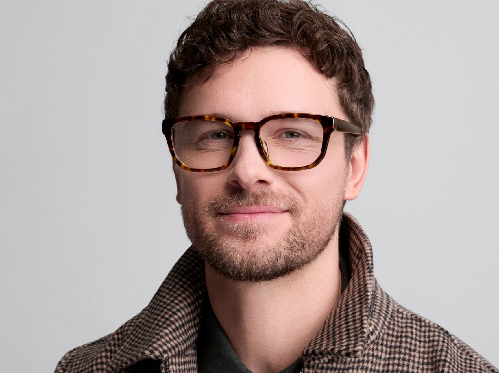 Dominic Eyeglasses in Ristretto Tortoise — Wide | Warby Parker