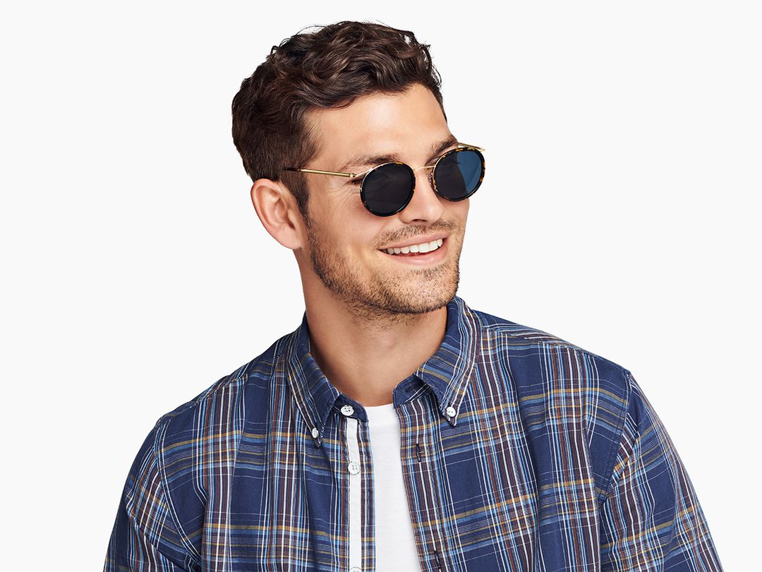 Bergen Sunglasses in Whiskey Tortoise with Riesling | Warby Parker
