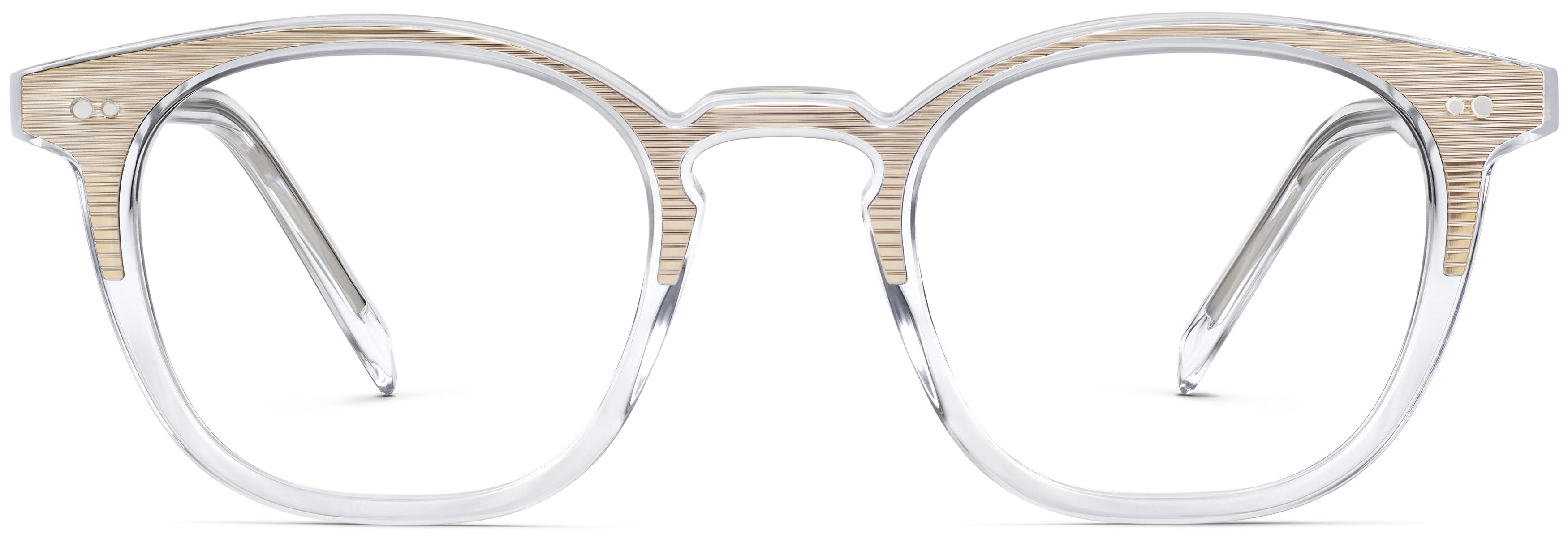 Fremont Eyeglasses in Crystal with Riesling