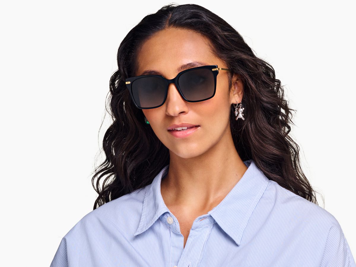 Vela in Jet Black with Polished Gold, image 2