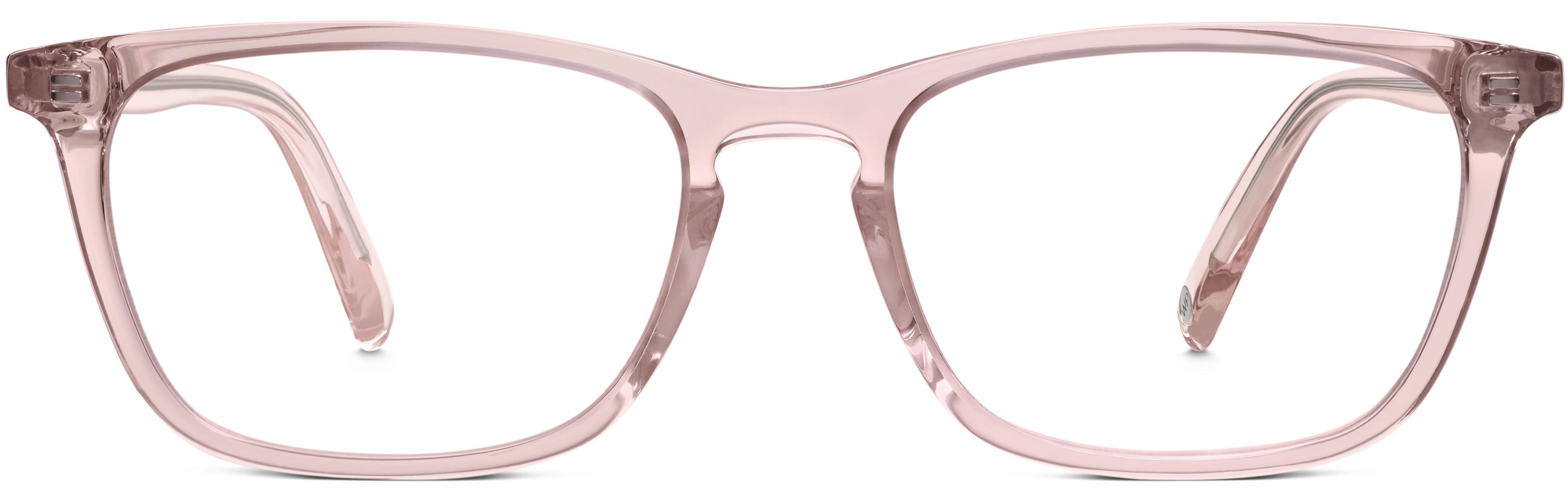 Welty Low Bridge Fit Eyeglasses in Rose Crystal | Warby Parker display picture 2
