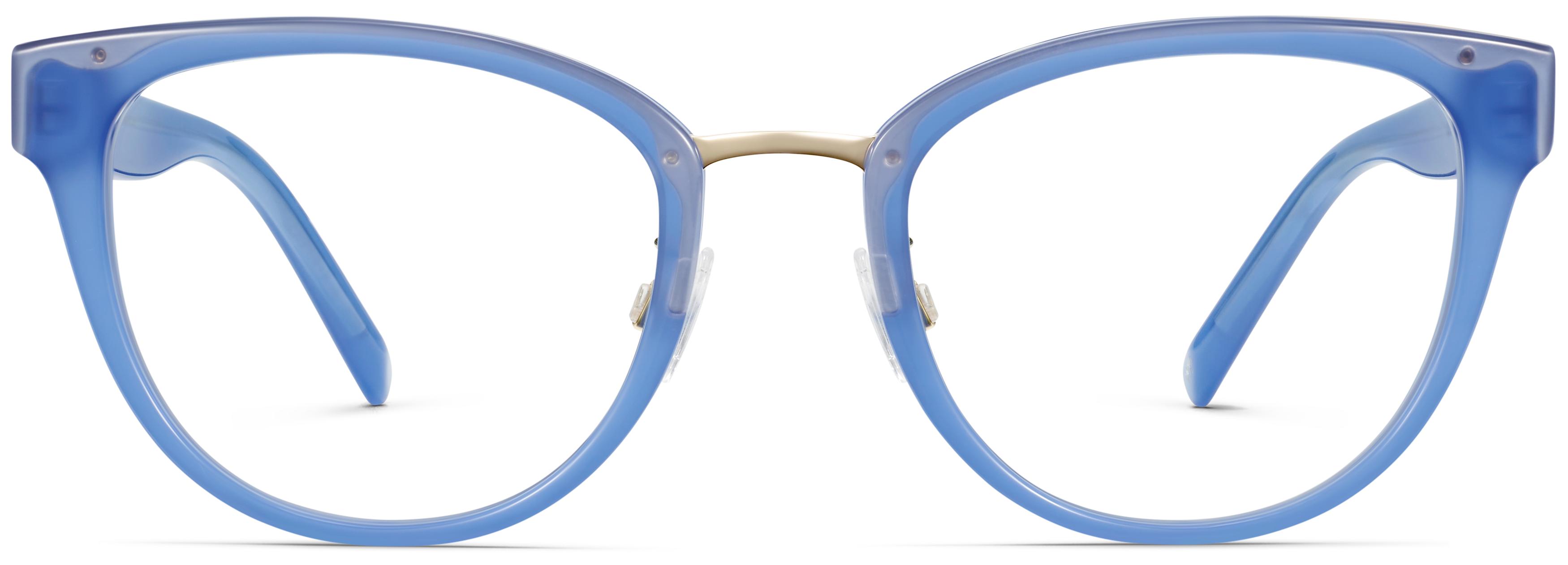 Juliette French Blue with Riesling, front view